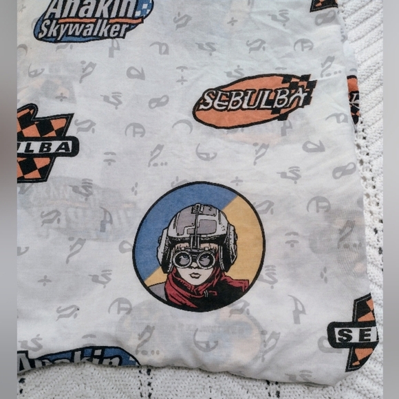 Star Wars Other - Star Wars Fitted Sheet  Single Anakin Skywalker Pod Race Sebulba Vintage Bedding